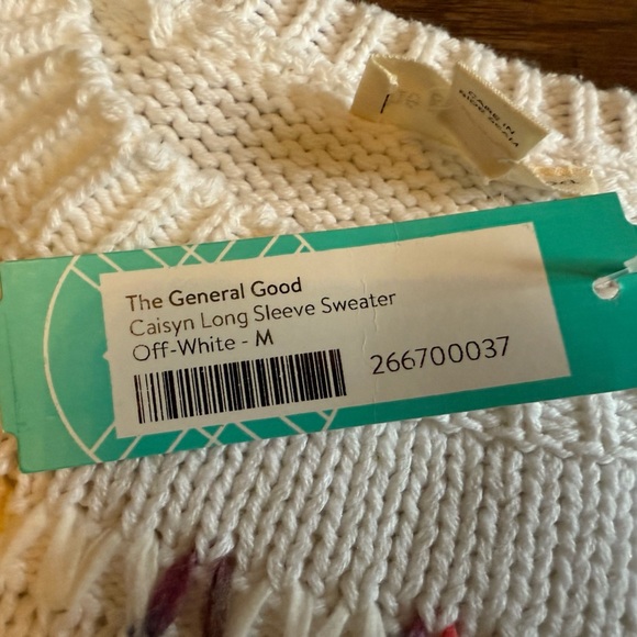 NWT The General Good Caisyn Long Sleeve Sweater - Picture 2 of 3